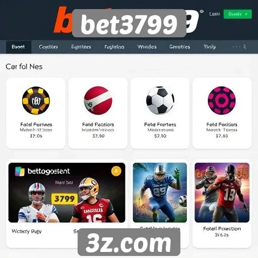 Características do site de jogos bet3799
