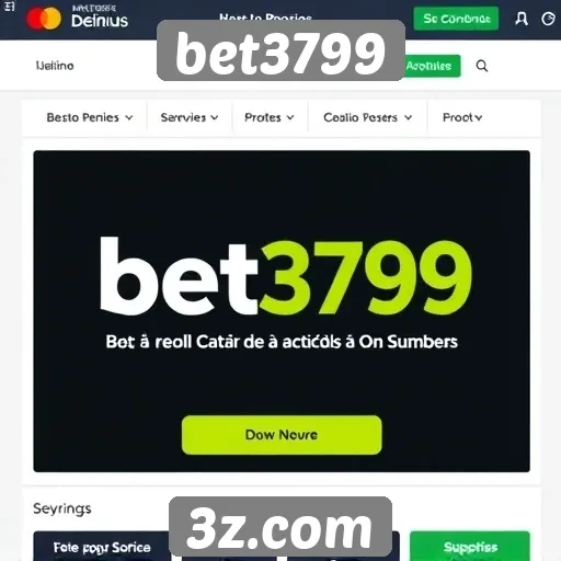 Avaliação das promoções e bônus do bet3799
